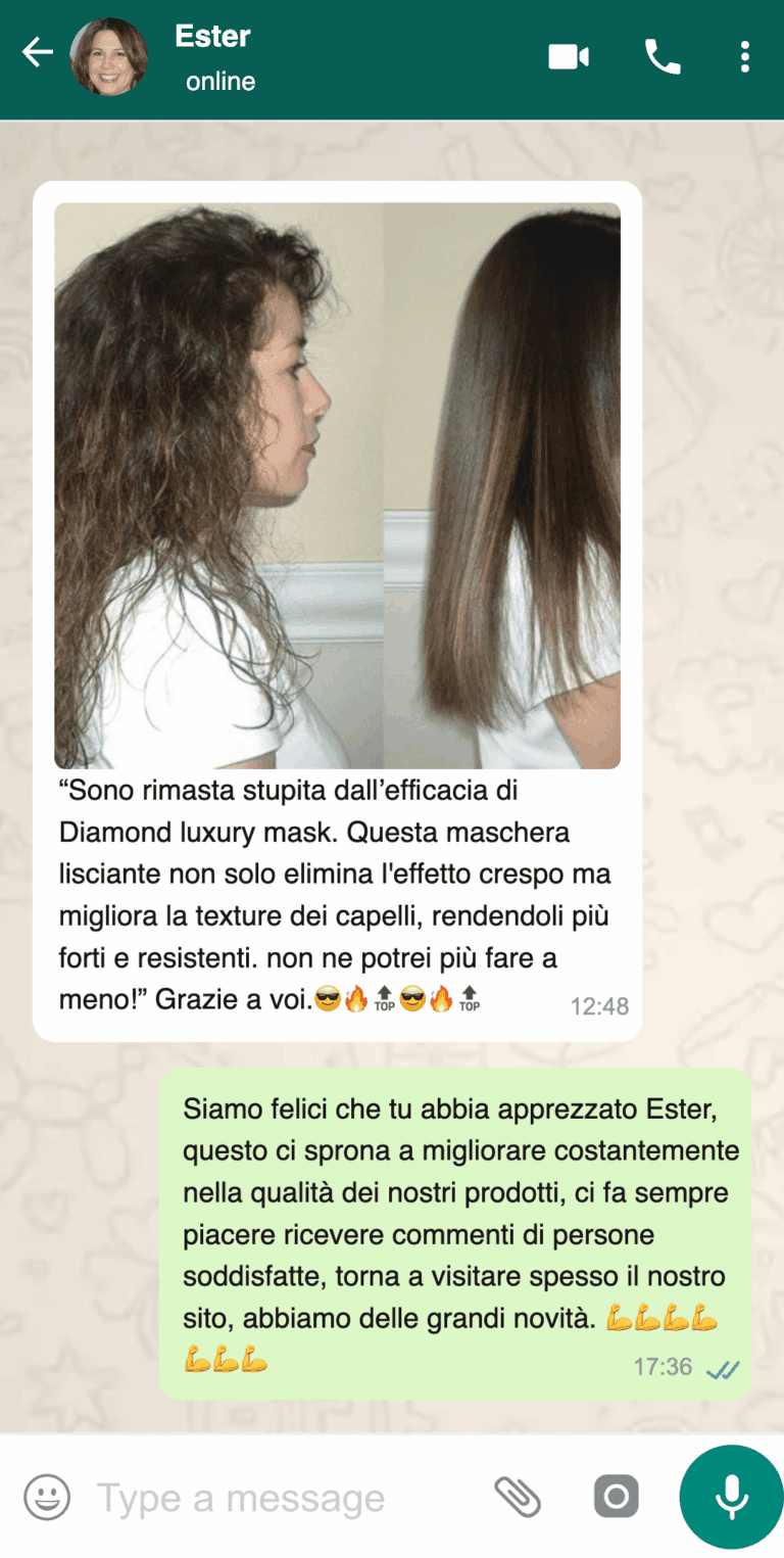 maschera capelli secchi e crespi