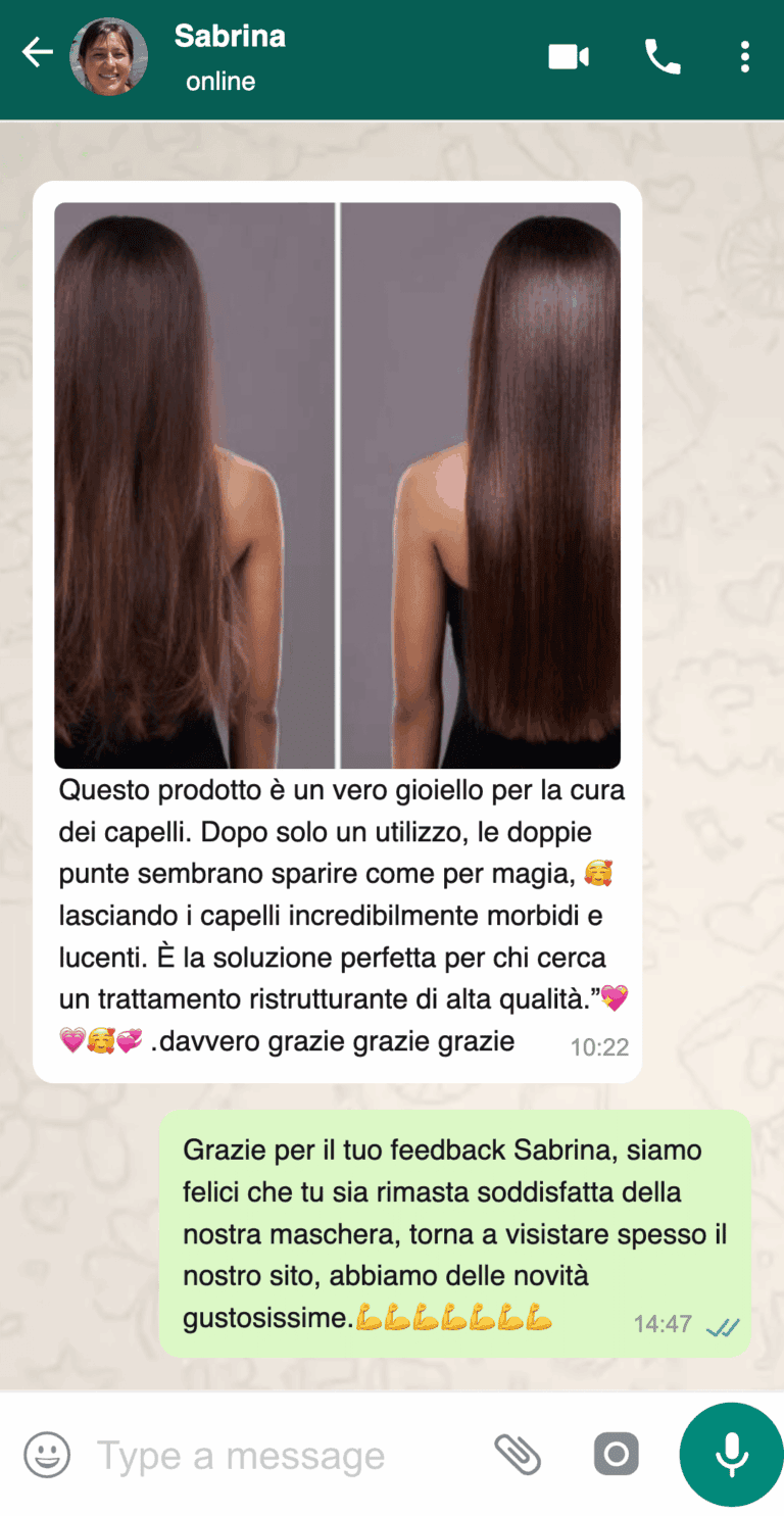 maschera capelli secchi e crespi
