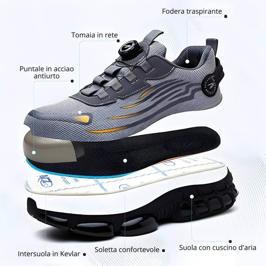 scarpe antinfortunistiche leggere