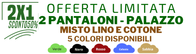 pantaloni palazzo donna