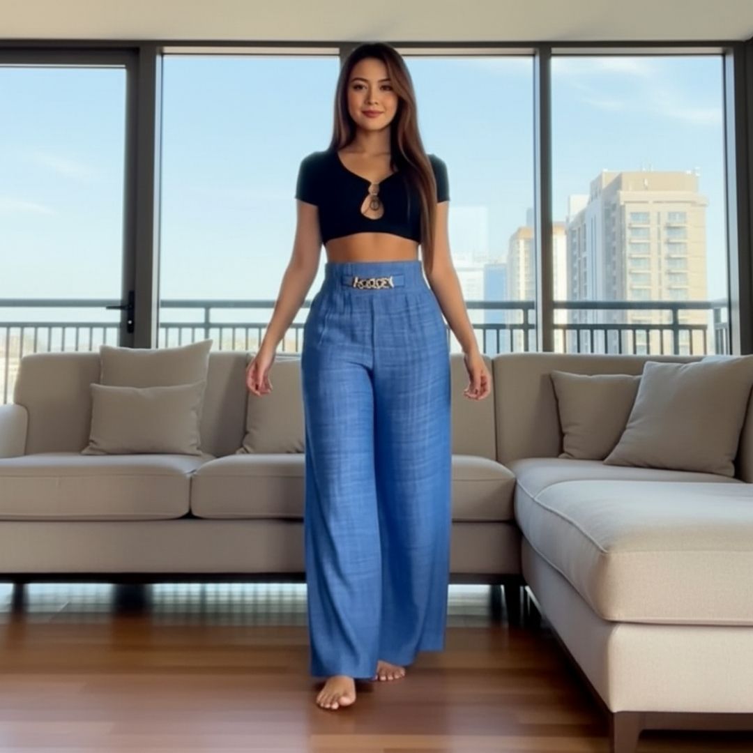 pantaloni palazzo donna