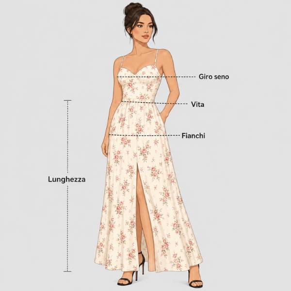 abito estivo floreale donna